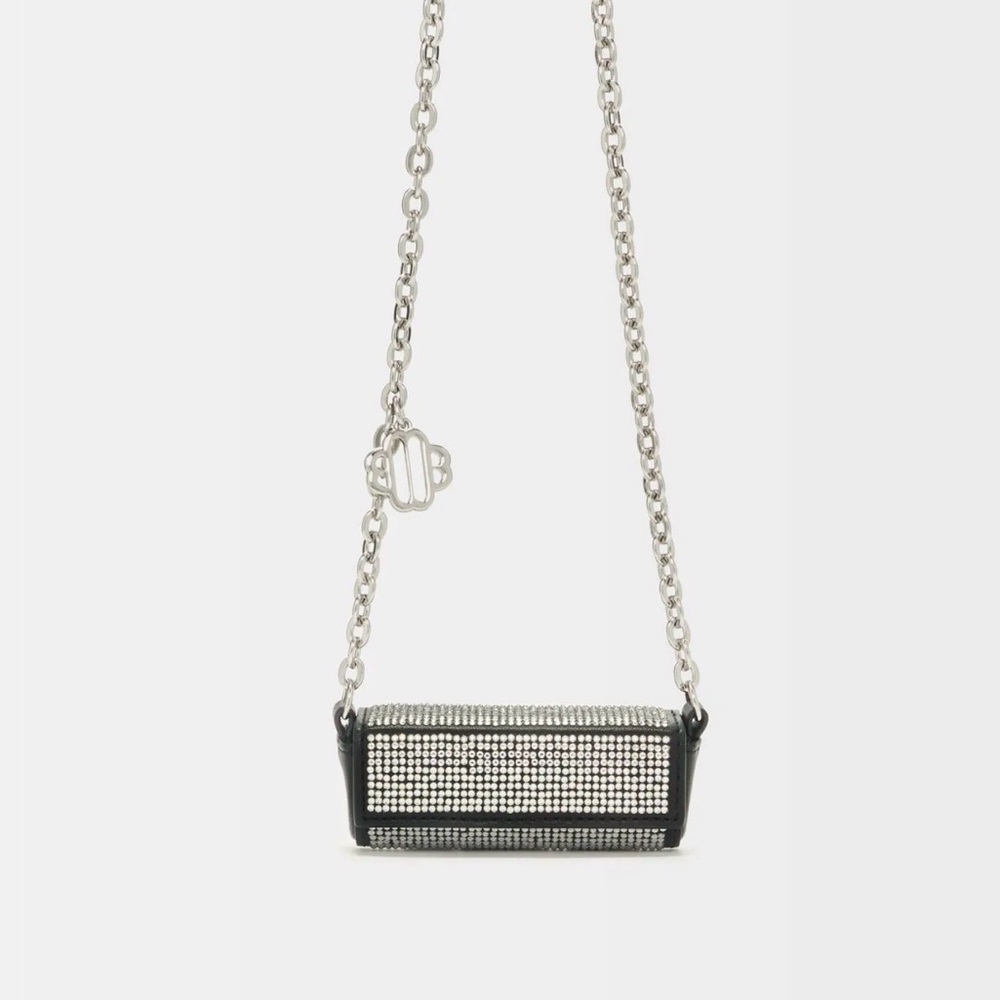 Maje Rhinestone Lipstick Holder Mini Purse NWT